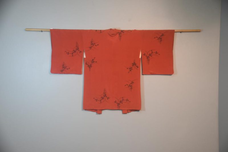 Rusty Sprigs of Flowers Japanese Haori Jacket