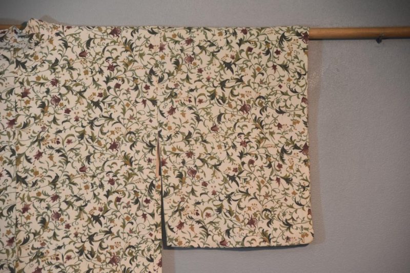 Floral Paisley Silk Japanese Haori Jacket - Image 3