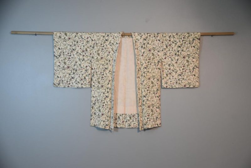 Floral Paisley Silk Japanese Haori Jacket - Image 6