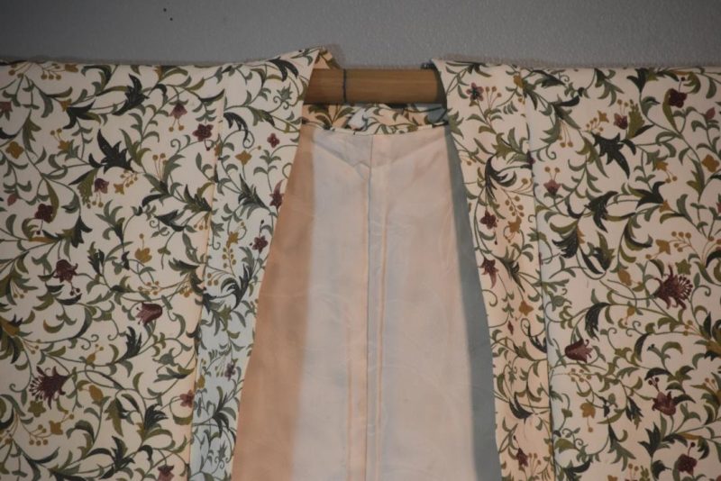 Floral Paisley Silk Japanese Haori Jacket - Image 5
