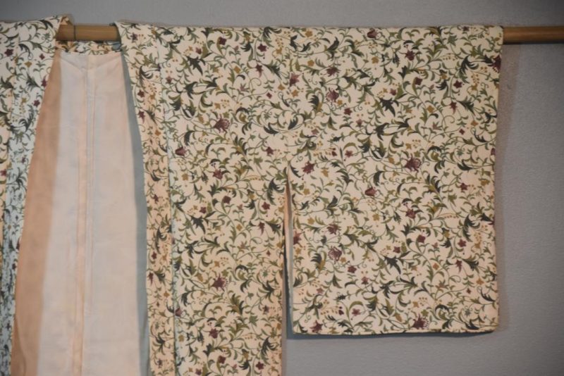 Floral Paisley Silk Japanese Haori Jacket - Image 4
