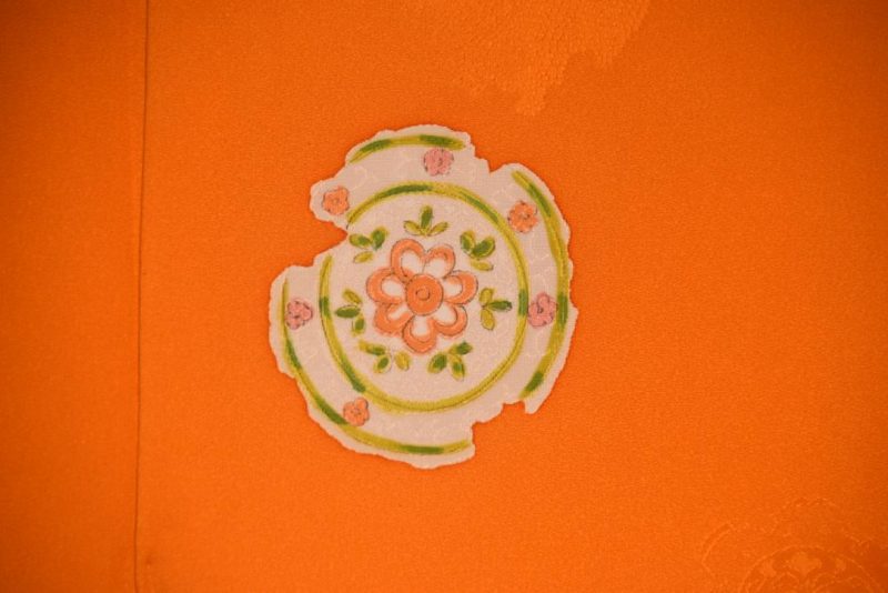 Antique Medallions Silk Japanese Haori Jacket - Image 2