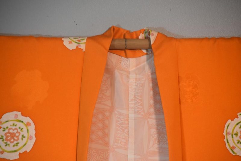 Antique Medallions Silk Japanese Haori Jacket - Image 5