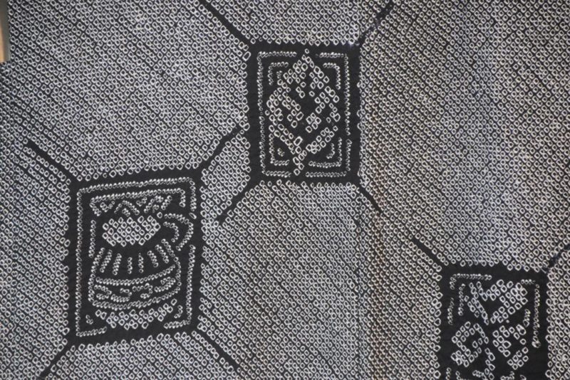 Black Box Shibori Japanese Haori Jacket - Image 2