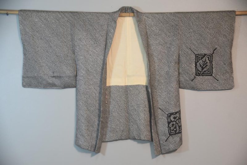 Black Box Shibori Japanese Haori Jacket - Image 4