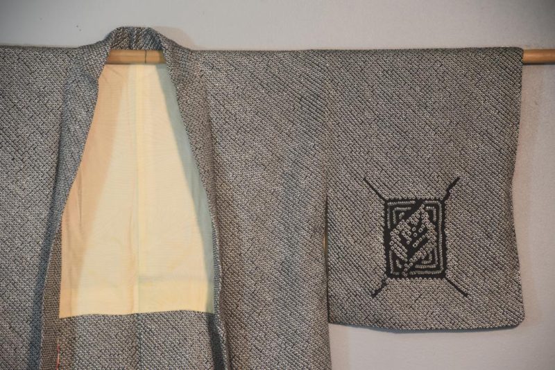 Black Box Shibori Japanese Haori Jacket - Image 7