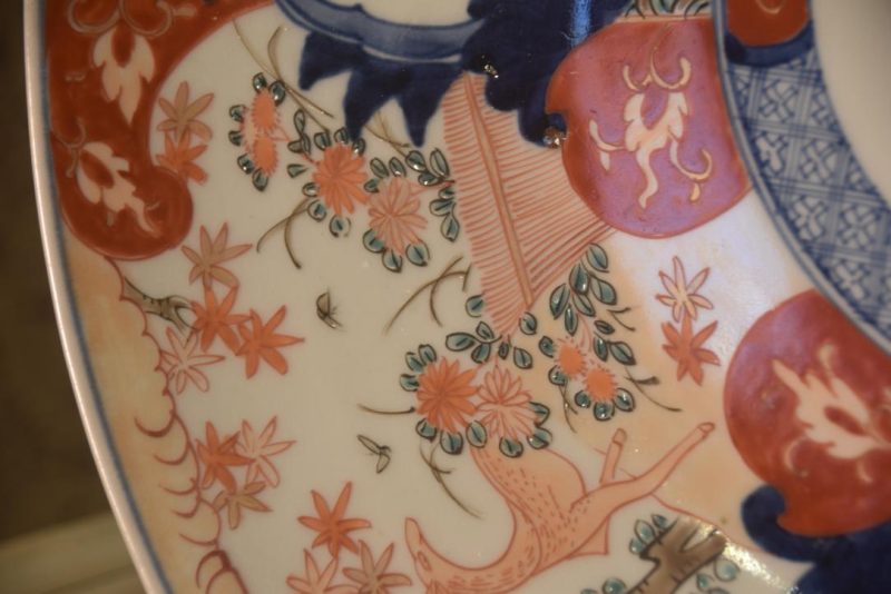 Japanese Imari Ware Porcelain Plate Width:470mm - Image 10