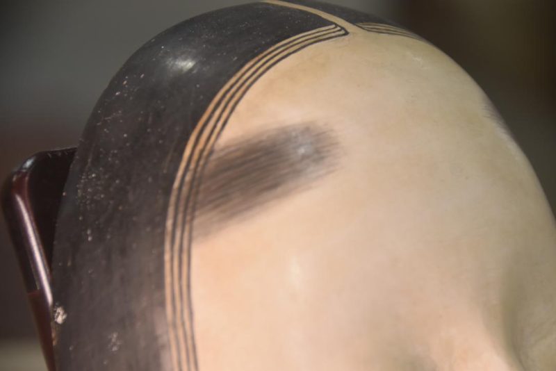 Japanese Wooden Noh Mask - Image 4