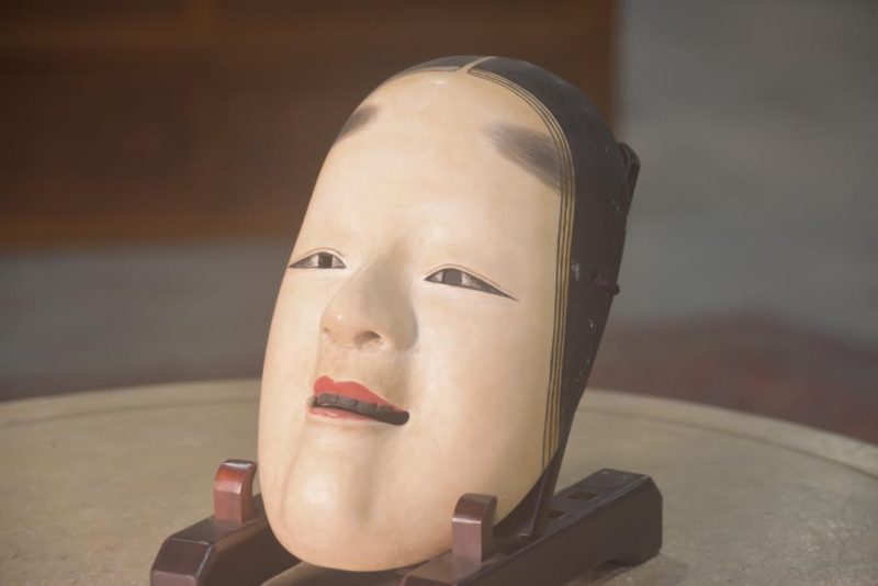 Japanese Wooden Noh Mask - Image 5