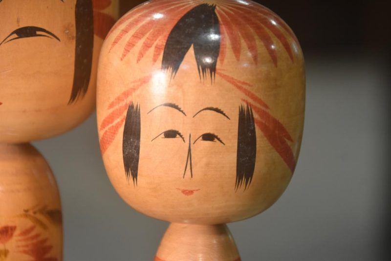 Set of 3 - Kokeshi Dolls Height:375mm - Image 4