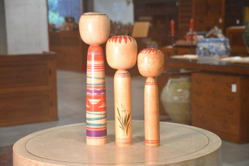 Set of 3 - Kokeshi Dolls Height:375mm - Image 5