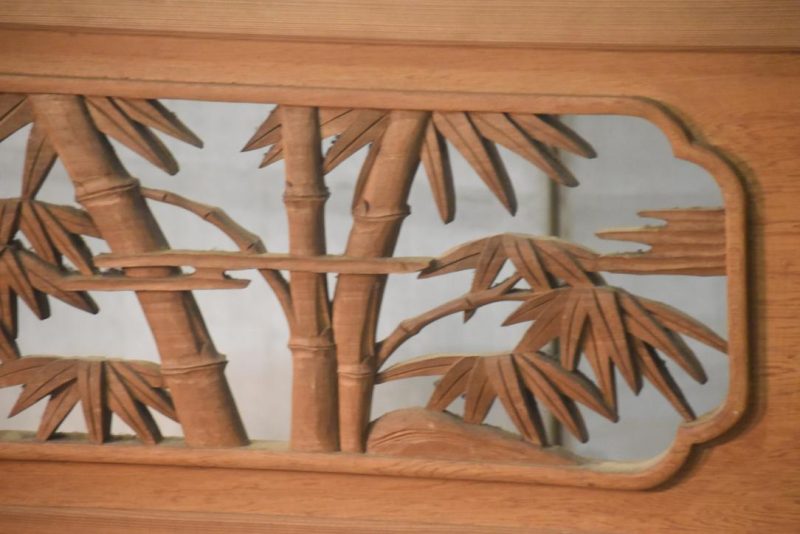 Japanese Carved Wooden Rama Transom Width:1705mm - Image 5
