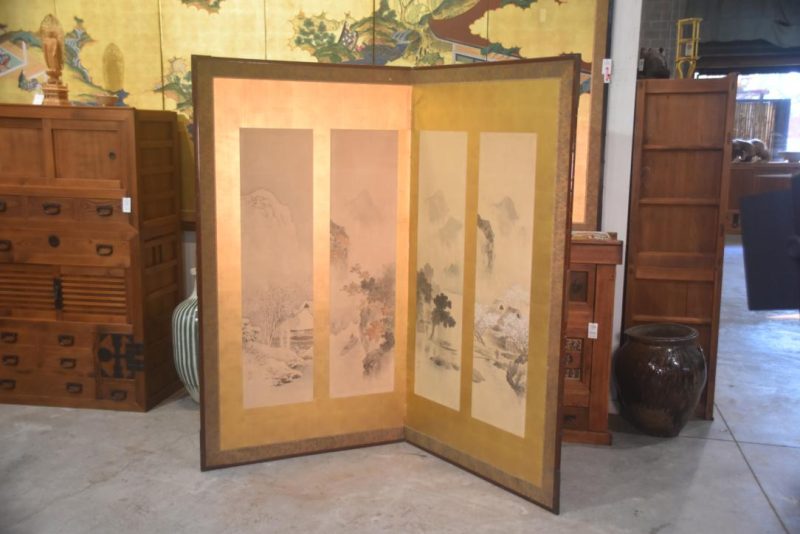 Kisetsu 4 Seasons 2 Panel Screen Width:1880mm - Image 4