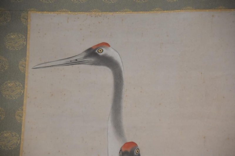 Huge Japanese Cranes Scroll Height:2185mm - Image 2