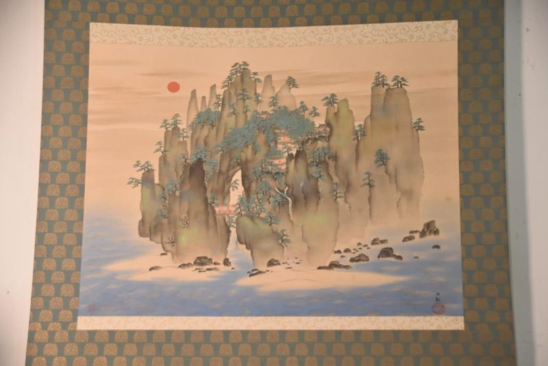 A Landscape Hanging Scroll Height:1660mm - Image 2