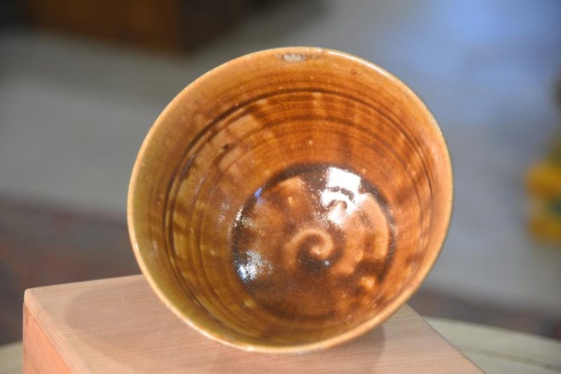 Chawan Tea Bowl in a Wooden box Width:130mm - Image 4