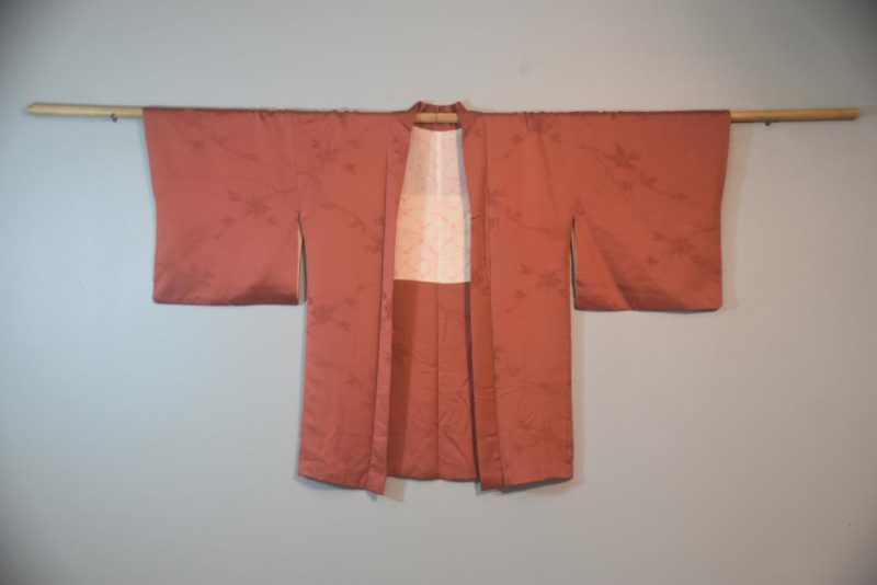 Dusty Rose Silk Japanese Haori Jacket