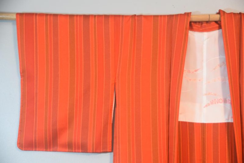 Striped Delight Japanese Haori Jacket - Image 3