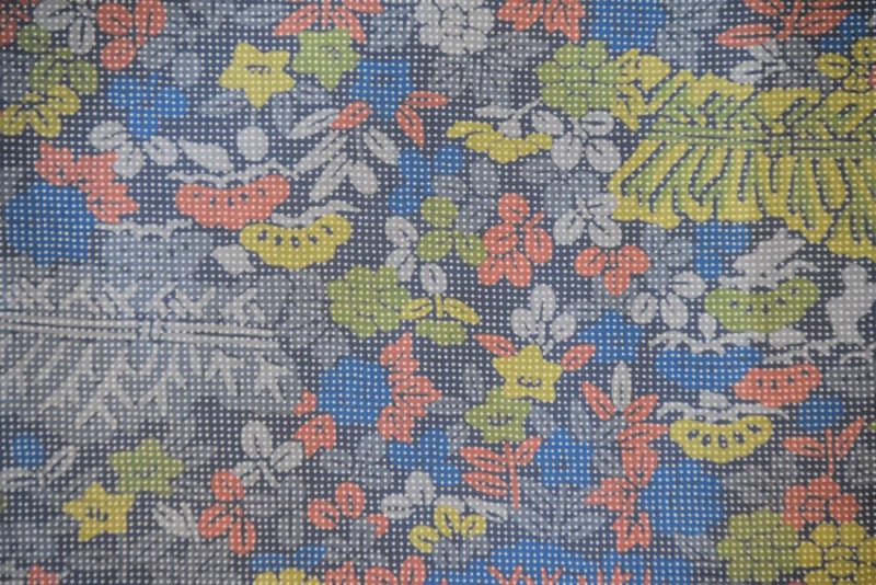 Blue Floral Japanese Haori Jacket...ON HOLD - Image 2