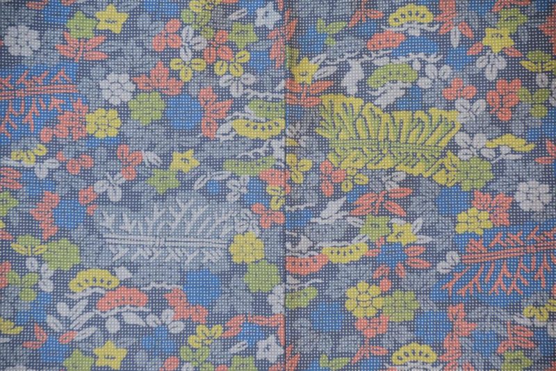 Blue Floral Japanese Haori Jacket...ON HOLD - Image 6
