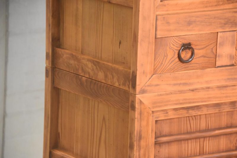Antique Kyoto Region Kitchen Chest 2 Sections Width:1180mm - Image 4