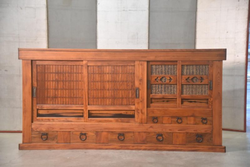 Hikone Region Mizuya Dansu Kitchen Chest Sideboard Width:1880mm - Image 13