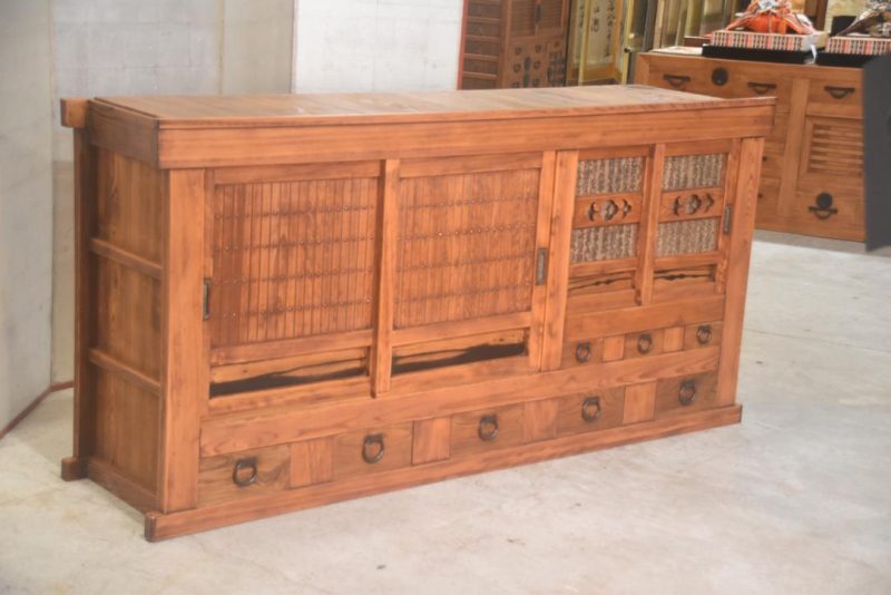 Hikone Region Mizuya Dansu Kitchen Chest Sideboard Width:1880mm - Image 3