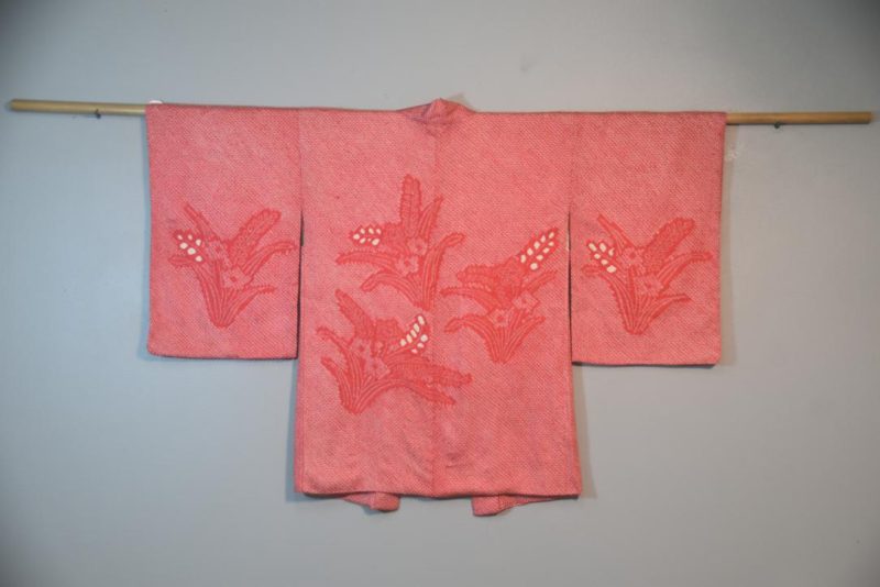 Candy Pink Silk Japanese Haori Jacket