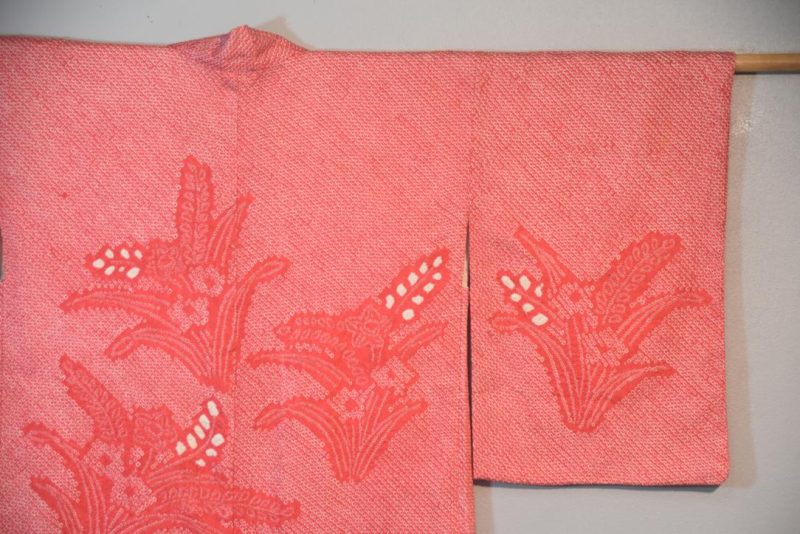 Candy Pink Silk Japanese Haori Jacket - Image 6