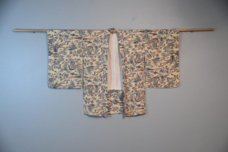 Painted Birds Japanese Haori Jacket - Image 5