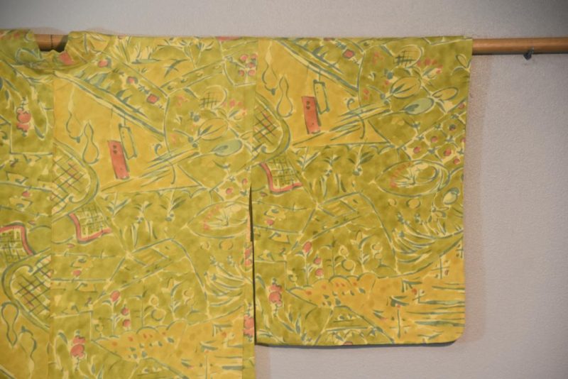 Lovely Green Japanese Haori Jacket - Image 7