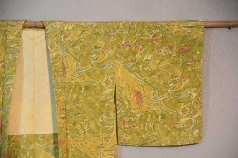 Lovely Green Japanese Haori Jacket - Image 5