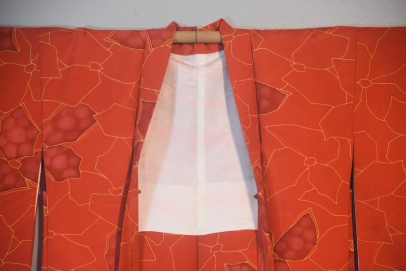 Crimson Red Japanese Haori Jacket - Image 5