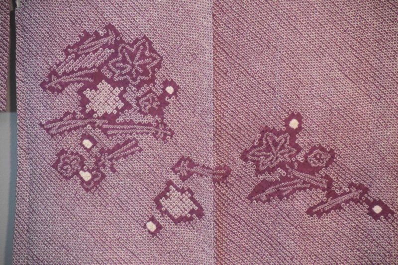 Mauve Shibori Japanese Haori Jacket - Image 2