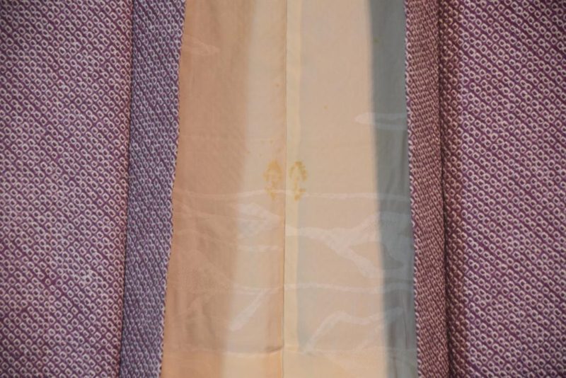 Mauve Shibori Japanese Haori Jacket - Image 3