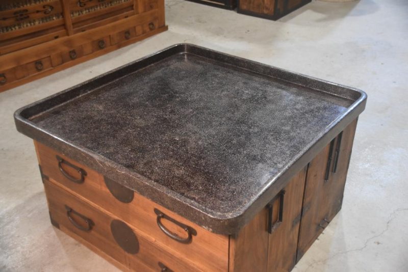 Japanese Mother of Pearl Lacquer Tray Width:970mm - Image 3