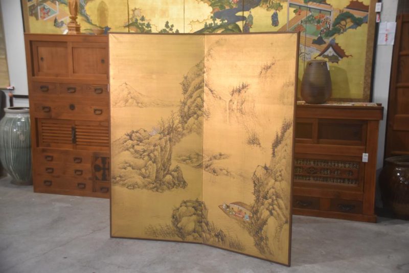 Scenic Gold - 2 Panel Screen Width:1400mm - Image 6