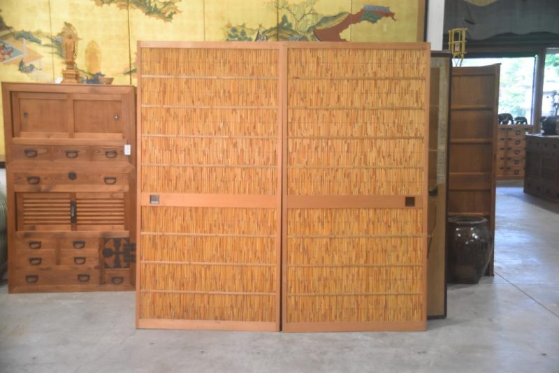 Pair of Japanese Summer Screen Doors Height:1770mm