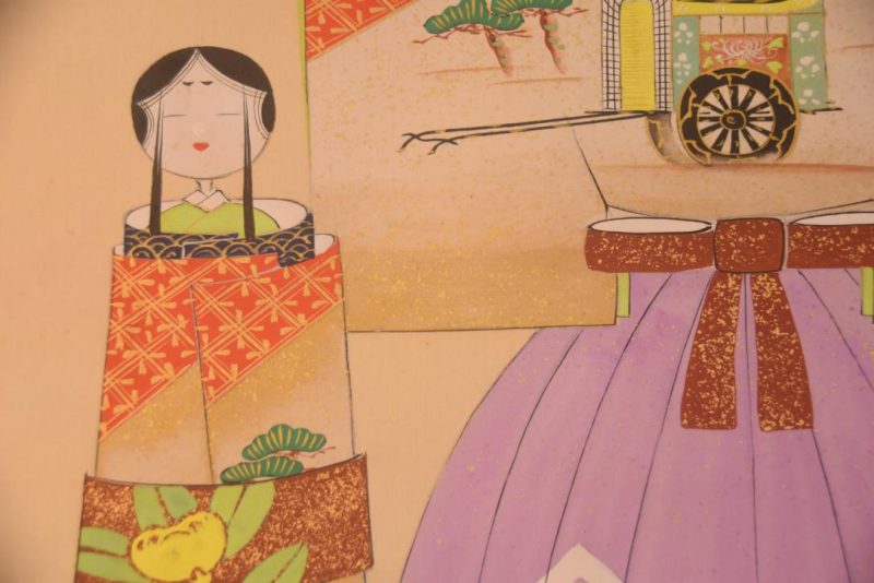 Japanese Hina Doll Hanging Scroll Height:1950mm - Image 8
