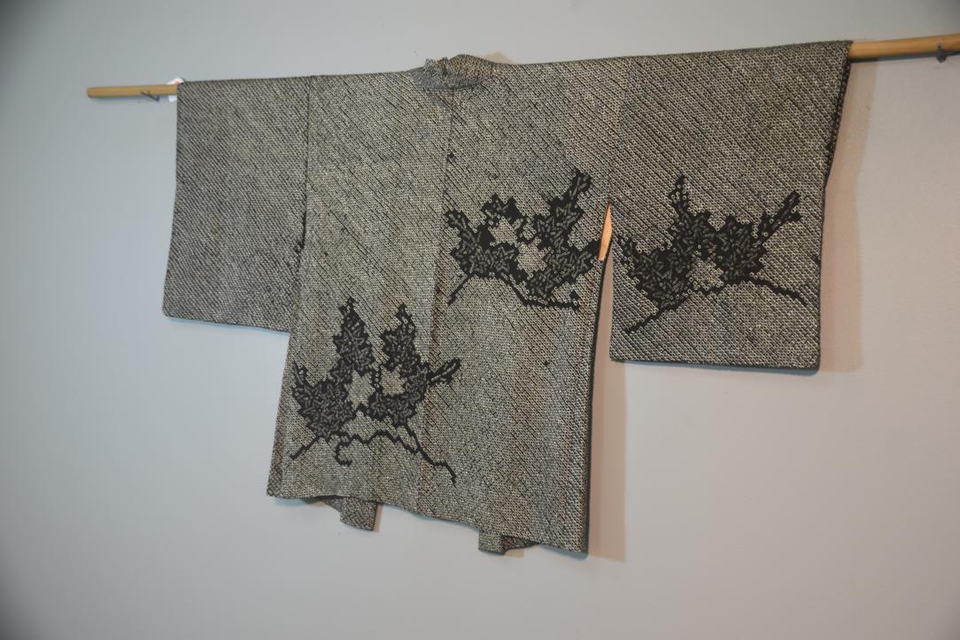 Shibori Silk Vintage Japanese Haori Jacket - Image 5