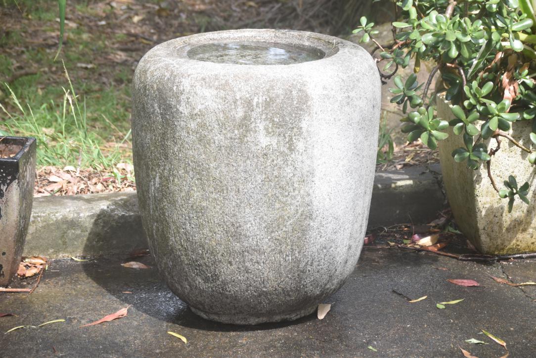 Natsume (Tea Caddy) Granite Garden Basin Width:630mm