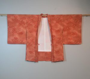 Sunny Red Floral Vintage Japanese Haori Jacket