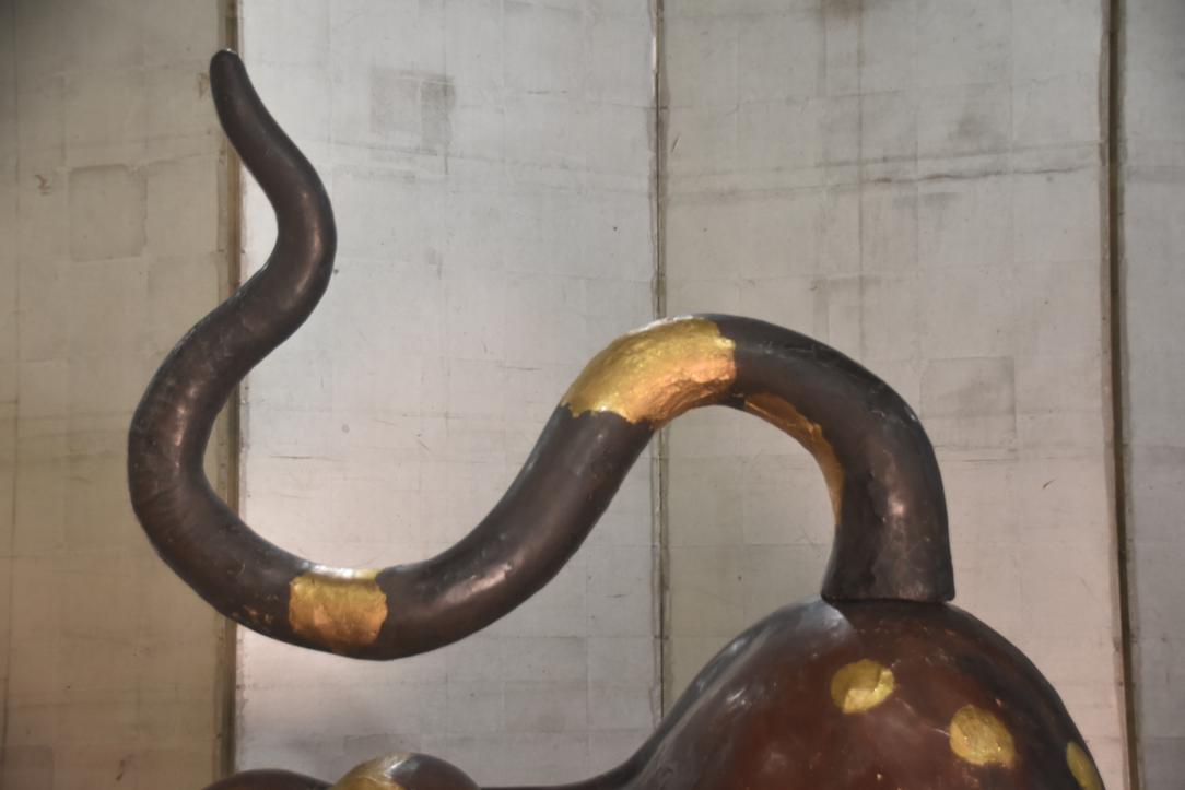 Japanese Edo Period Paper Mache Tiger Width:1220mm - Image 13