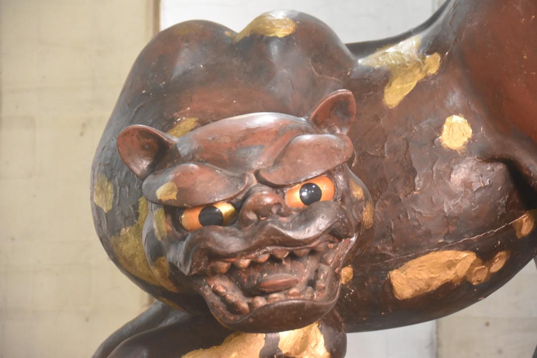 Japanese Edo Period Paper Mache Tiger Width:1220mm - Image 5