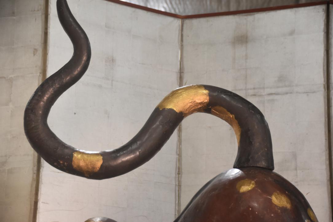 Japanese Edo Period Paper Mache Tiger Width:1220mm - Image 3