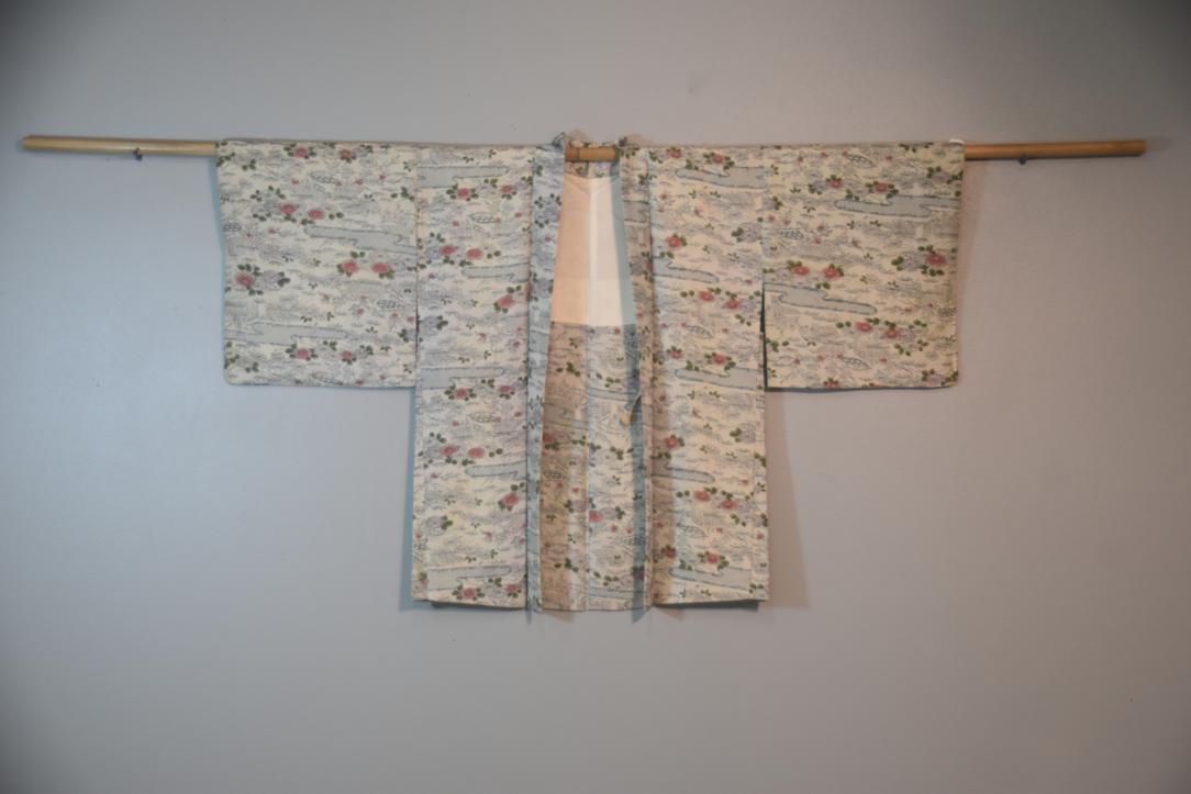Flower Garden Silk Vintage Japanese Haori Jacket