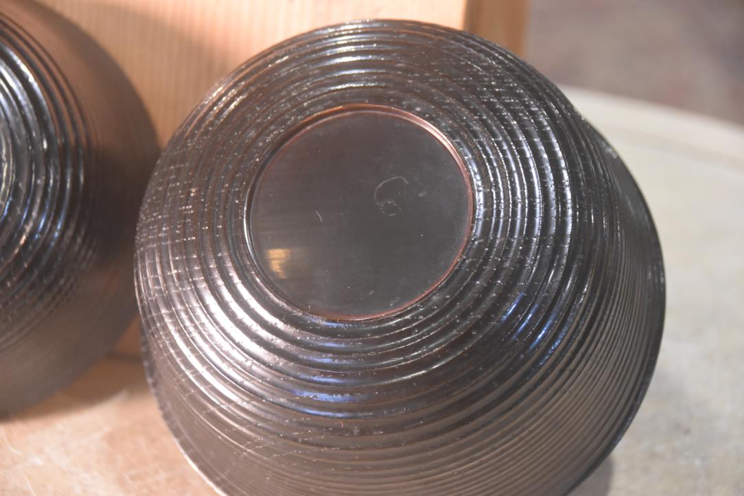 Wooden Bowl Set of 2 - Silver & Gold in a Wooden box Width:150mm - Image 6