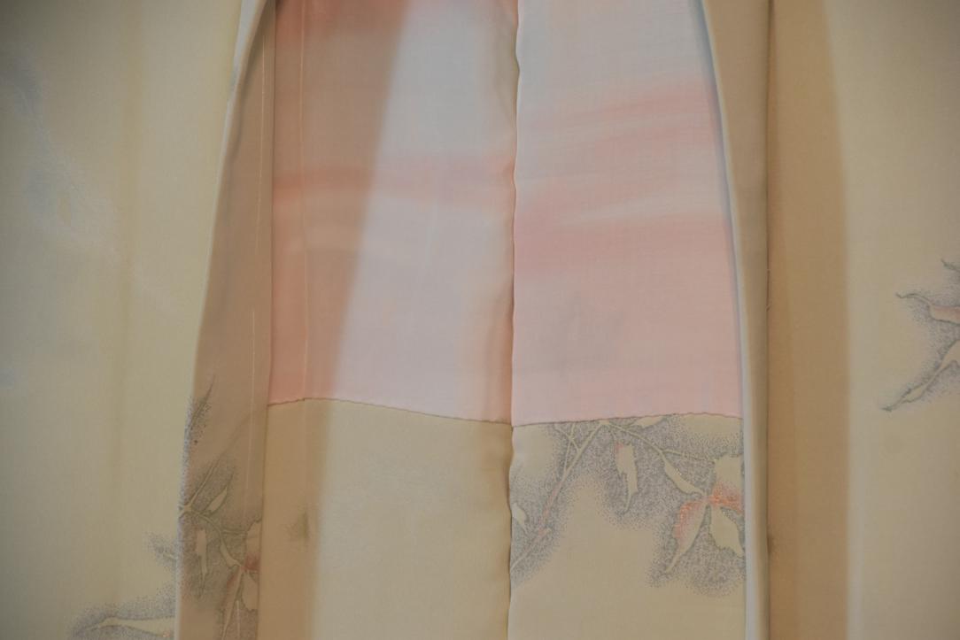 Primrose Yellow Silk Vintage Japanese Haori Jacket - Image 5