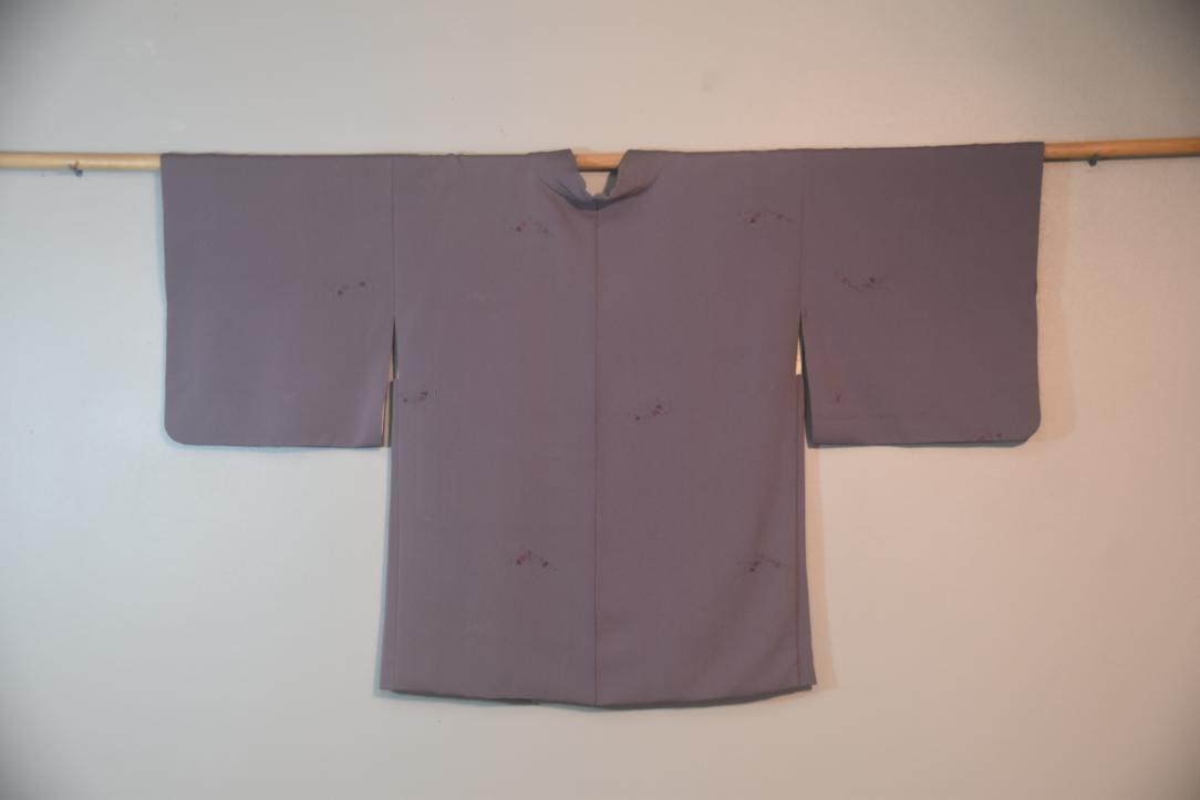 Lilac Musk Vintage Japanese Haori Jacket - Image 5