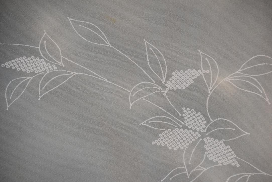 Dove Grey Vintage Japanese Haori Jacket - Image 2